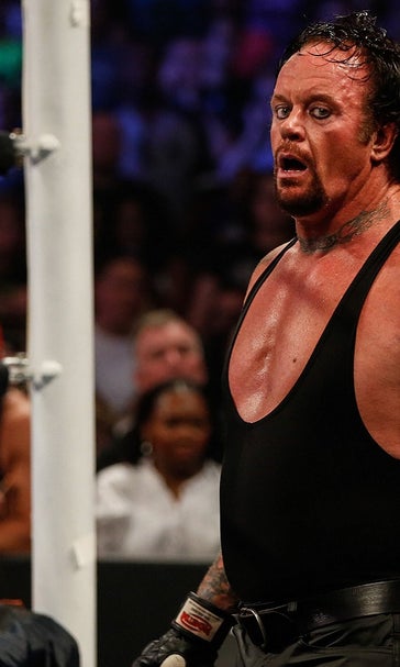 It looks like the Undertaker needs crutches to get around these days